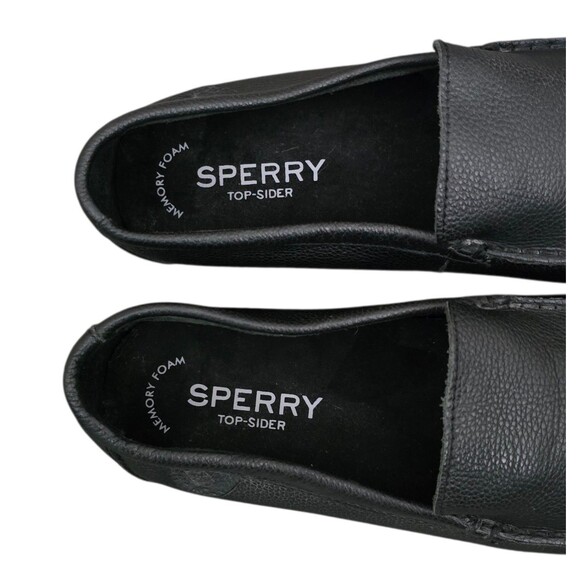 Sperry Top-Sider Wave Driving Loafers Mens Size 11.5 Wide Shoes Black Leather - Picture 6 of 10